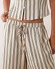 ASOS DESIGN ASOS DESIGN pull on satin bermuda in multi stripes - part of a set - 2