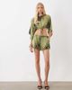 ASOS DESIGN ASOS DESIGN pull on satin short in green zebra print - part of a set-Multi - 2