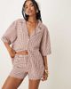 ASOS DESIGN ASOS DESIGN pull on shorts in pink gingham-Multi - 1