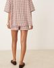ASOS DESIGN ASOS DESIGN pull on shorts in pink gingham-Multi - 3