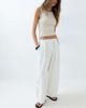 ASOS DESIGN ASOS DESIGN pull on tie waist pants in white - 4
