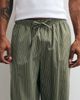 ASOS DESIGN ASOS DESIGN pyjama bottoms with stripe print in green-MULTI - 3