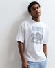 ASOS DESIGN ASOS DESIGN pyjama set with apres ski graphic in white - 3