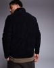 ASOS DESIGN ASOS DESIGN quarter zip fleece sweatshirt in black - 3