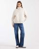 ASOS DESIGN ASOS DESIGN quilted bomber jacket with yoke detail in cream-Neutral - 2