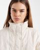 ASOS DESIGN ASOS DESIGN quilted bomber jacket with yoke detail in cream-Neutral - 3