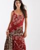 ASOS DESIGN ASOS DESIGN racer tie wait detail midaxi dress-Multi - 1
