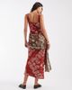ASOS DESIGN ASOS DESIGN racer tie wait detail midaxi dress-Multi - 4