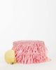 ASOS DESIGN ASOS DESIGN raffia tassel clutch bag in pink - 2
