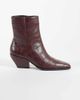 ASOS DESIGN ASOS DESIGN Raul heeled cowboy ankle boots in brown croc - 2