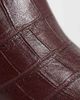 ASOS DESIGN ASOS DESIGN Raul heeled cowboy ankle boots in brown croc - 3
