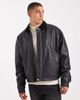 ASOS DESIGN ASOS DESIGN real leather coach jacket in black - 1