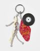 ASOS DESIGN ASOS DESIGN record disc and cord bag charm keyring in multi - 1