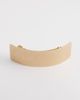 ASOS DESIGN ASOS DESIGN rectangular hair clip in brushed gold tone-Silver - 1