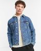 ASOS DESIGN ASOS DESIGN regular denim jacket in mid wash-Blues - 1