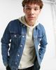 ASOS DESIGN ASOS DESIGN regular denim jacket in mid wash-Blues - 3