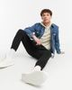 ASOS DESIGN ASOS DESIGN regular denim jacket in mid wash-Blues - 4