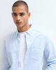 ASOS DESIGN ASOS DESIGN regular fit oxford shirt in blue - 3