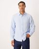 ASOS DESIGN ASOS DESIGN regular fit oxford shirt with chest embroidery in light blue - 1