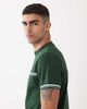 ASOS DESIGN ASOS DESIGN regular fit T-shirt with contrast in dark green - 3