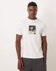 ASOS DESIGN ASOS DESIGN regular fit T-shirt with martini graphic in white - 1