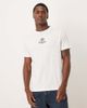 ASOS DESIGN ASOS DESIGN regular fit T-shirt with tipped neck and text embroidery in white - 1
