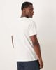 ASOS DESIGN ASOS DESIGN regular fit T-shirt with tipped neck and text embroidery in white - 3