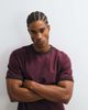 ASOS DESIGN ASOS DESIGN regular ringer T-shirt in washed burgundy-Red - 1