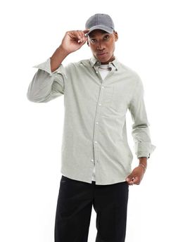 ASOS DESIGN ASOS DESIGN regular stretch oxford shirt in light green
