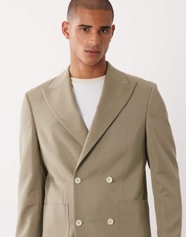 ASOS DESIGN ASOS DESIGN regular suit jacket in khaki-Green