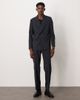 ASOS DESIGN ASOS DESIGN regular wrap shawl neck pinstriped suit jacket in navy - 2