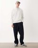 ASOS DESIGN ASOS DESIGN relaxed 1/4 zip sweatshirt with collar in ecru-White - 2
