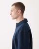 ASOS DESIGN ASOS DESIGN relaxed 1/4 zip sweatshirt with collar in navy - 4