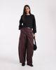 ASOS DESIGN ASOS DESIGN relaxed balloon sleeve crew neck sweater in black - 2
