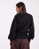 ASOS DESIGN ASOS DESIGN relaxed balloon sleeve crew neck sweater in black - 4