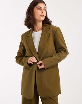 ASOS DESIGN ASOS DESIGN relaxed blazer in khaki-Green