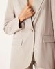 ASOS DESIGN ASOS DESIGN relaxed blazer in taupe stripe - part of a set-Brown - 3
