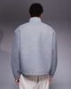 ASOS DESIGN ASOS DESIGN relaxed boxy funnel neck quarter zip felt sweatshirt in gray - 3