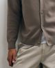 ASOS DESIGN ASOS DESIGN relaxed compact knit cardigan in taupe-Neutral - 4