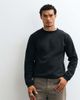ASOS DESIGN ASOS DESIGN relaxed compact knit sweater in black - 1