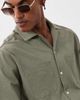 ASOS DESIGN ASOS DESIGN relaxed dress shirt in khaki-green seersucker - part of a set - 3