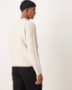 ASOS DESIGN ASOS DESIGN relaxed fit cable knit cardigan with crew neck in stone-Neutral - 3