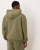 ASOS DESIGN ASOS DESIGN relaxed fit hoodie with chest print in dusty olive - part of a set-Green - 3
