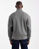 ASOS DESIGN ASOS DESIGN relaxed fit quarter zip ribbed sweatshirt with sporty print-Gray - 3
