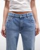 ASOS DESIGN ASOS DESIGN relaxed flare jeans in light midwash-Blue - 4