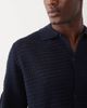ASOS DESIGN ASOS DESIGN relaxed knit button through in navy - 3