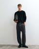 ASOS DESIGN ASOS DESIGN relaxed knit long sleeve texture henley T-shirt in black - 2