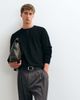 ASOS DESIGN ASOS DESIGN relaxed knit long sleeve texture henley T-shirt in black - 3
