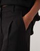 ASOS DESIGN ASOS DESIGN relaxed linen look dad shorts in black - 4