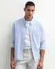 ASOS DESIGN ASOS DESIGN relaxed oxford shirt in blue stripes - 1